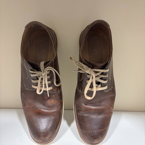 Chaps Men's Oxford size 11M Brown - Picture 3 of 4